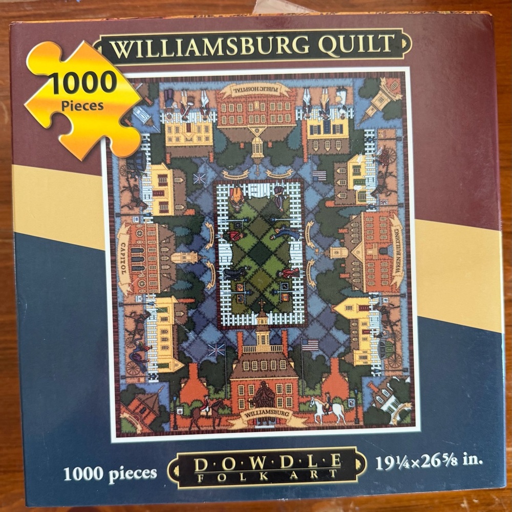 Williamsburg Quilt Puzzle - 1000 Pieces